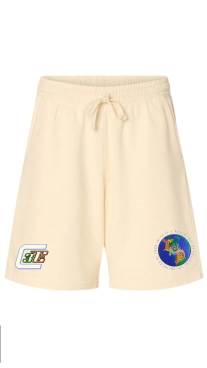 LOW PRO X 3 EYE CO SWEAT SHORTS (CREAM)