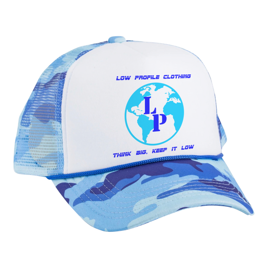 LPC BLUE CAMO TRUCKER HAT